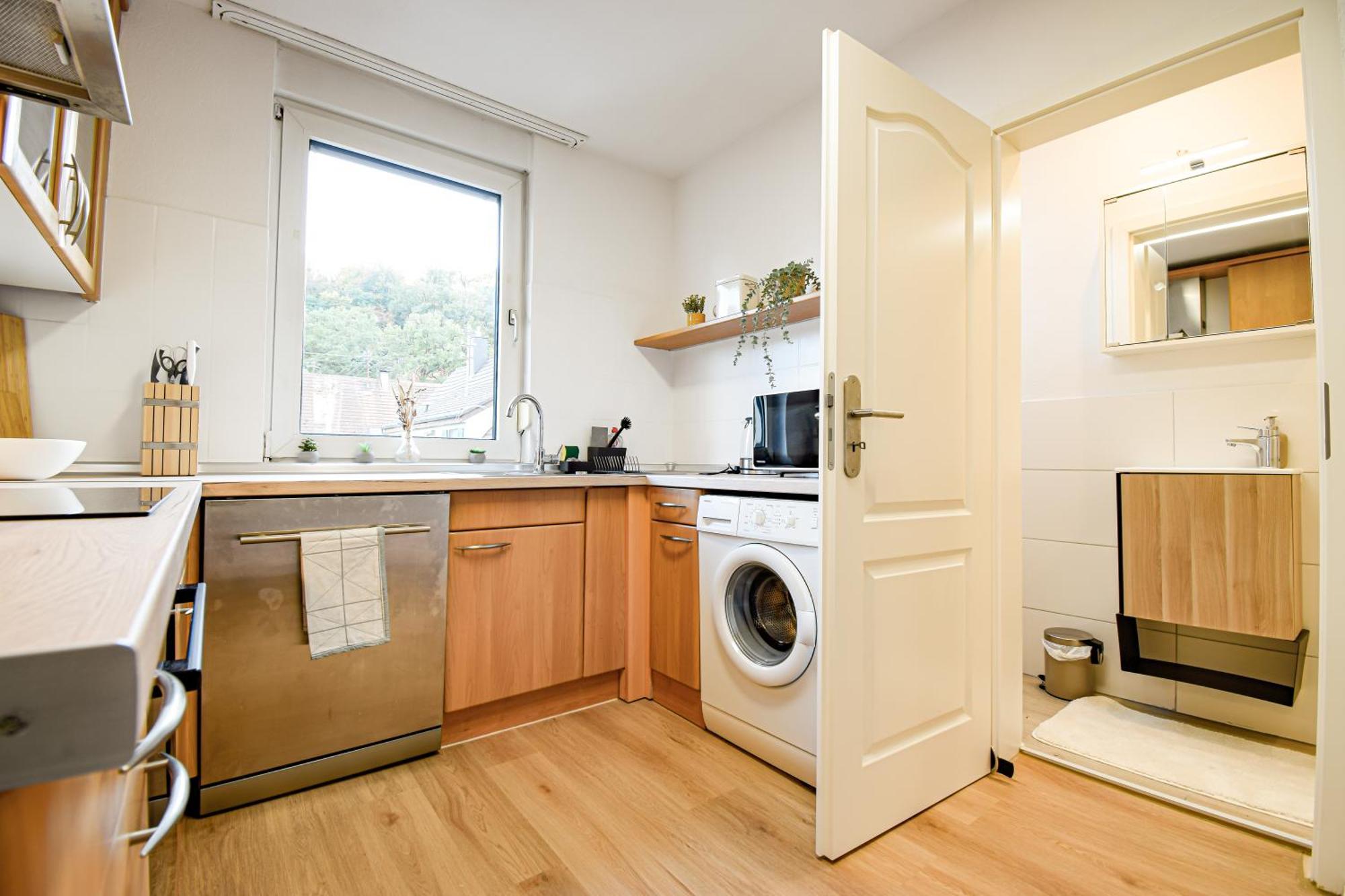 Boho-Apartment - Feel Like Home, Tiny Bathroom & Garage, 60M2 มึลอัคเคอร์ ภายนอก รูปภาพ