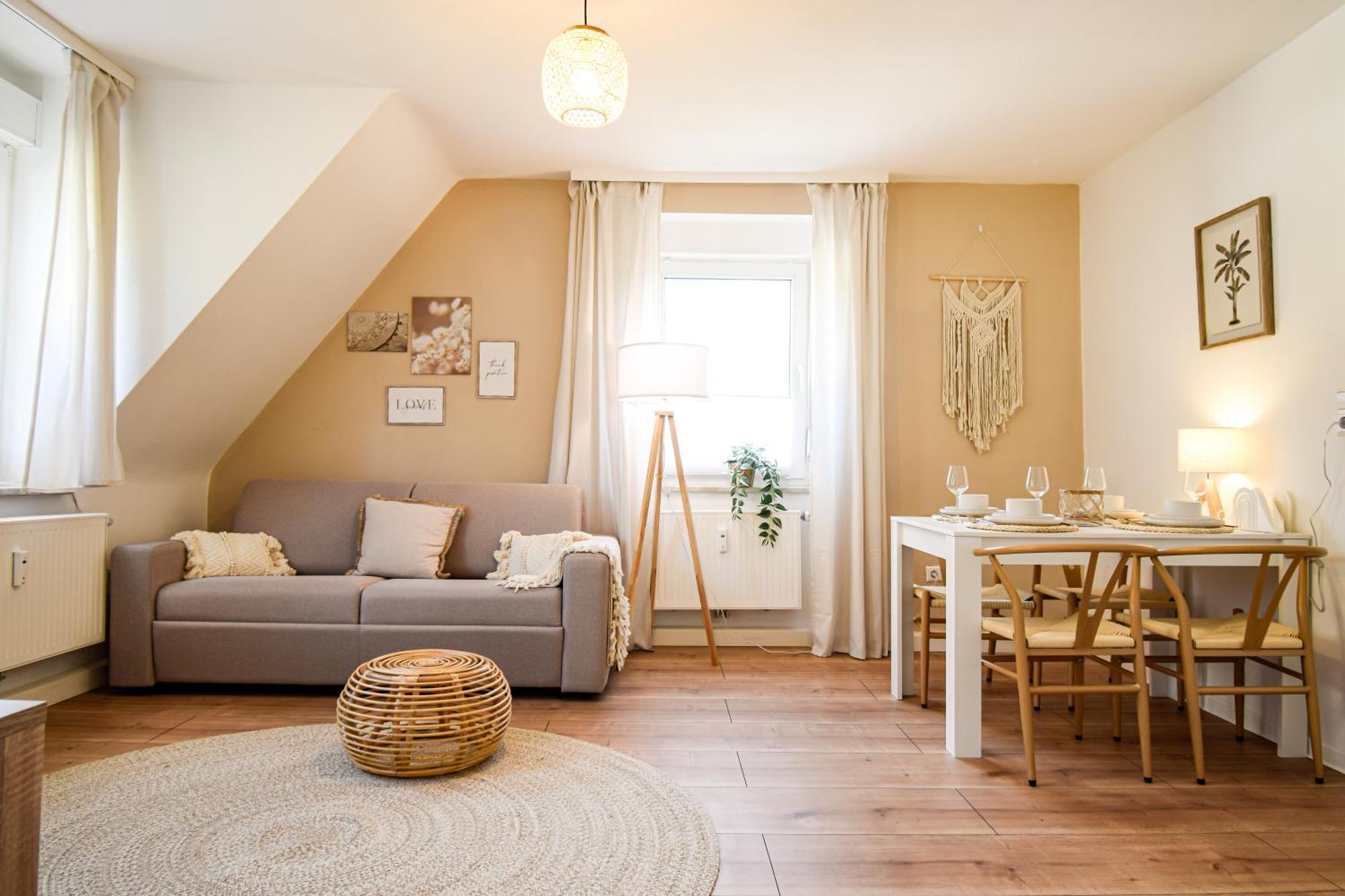 Boho-Apartment - Feel Like Home, Tiny Bathroom & Garage, 60M2 มึลอัคเคอร์ ภายนอก รูปภาพ