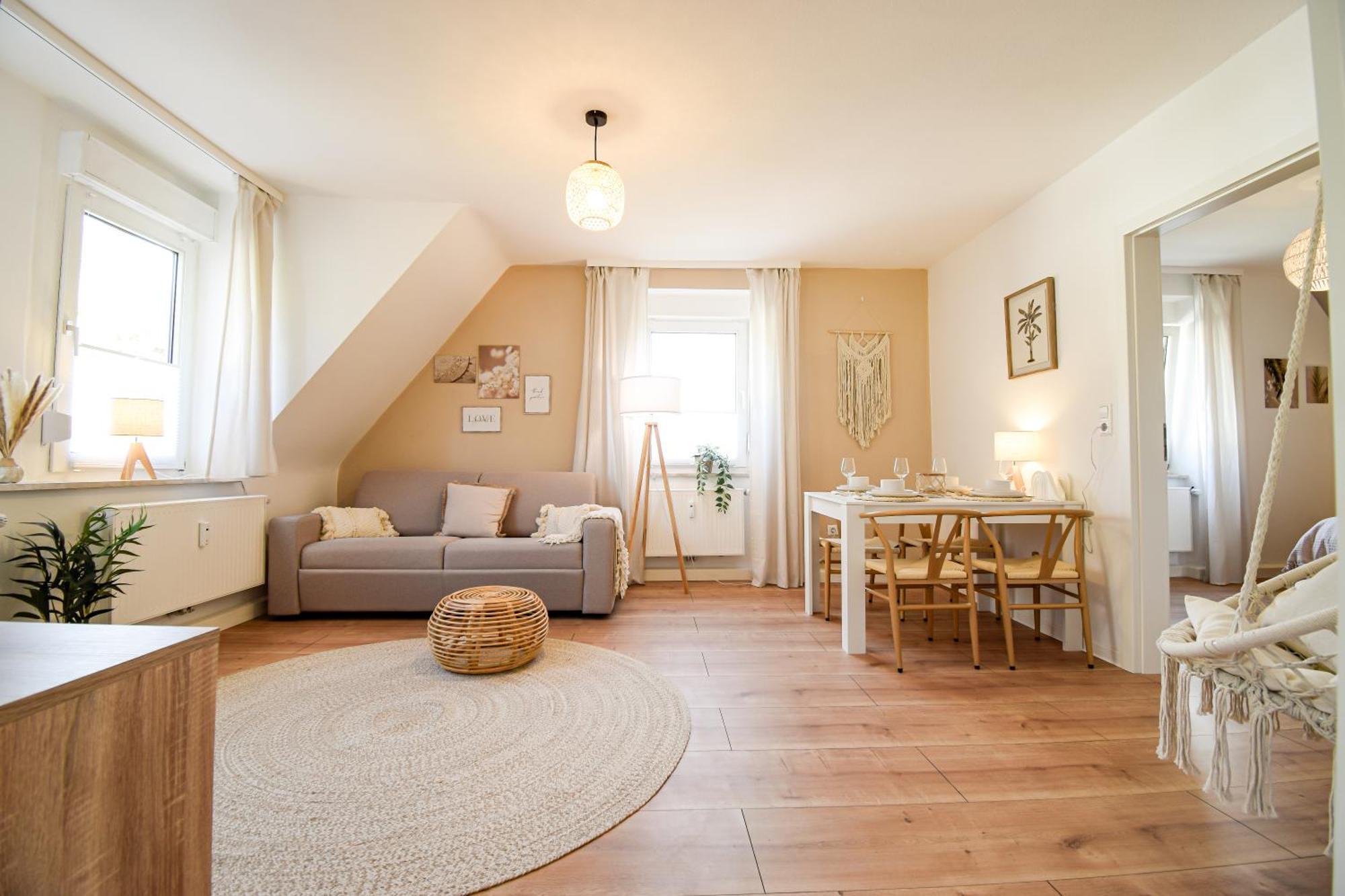 Boho-Apartment - Feel Like Home, Tiny Bathroom & Garage, 60M2 มึลอัคเคอร์ ภายนอก รูปภาพ