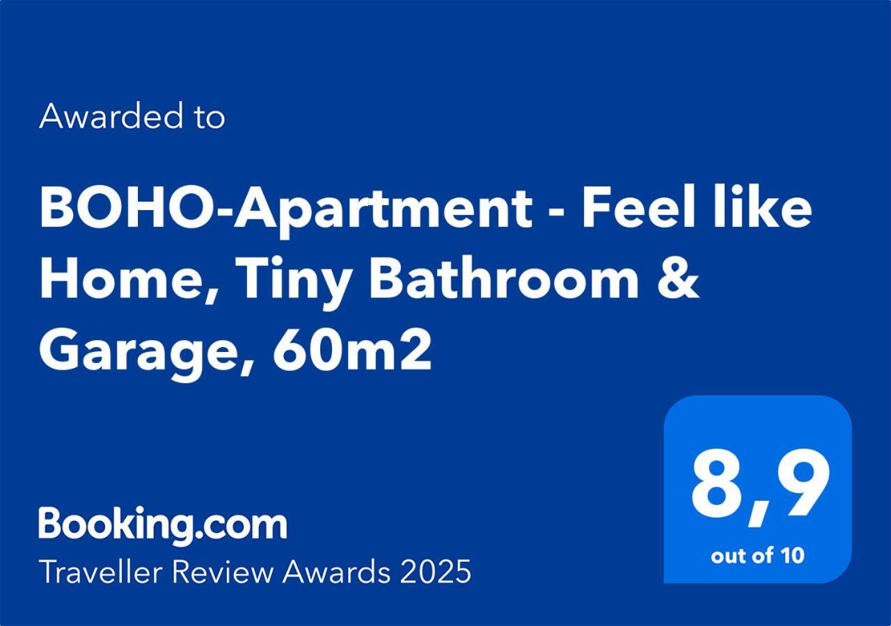 Boho-Apartment - Feel Like Home, Tiny Bathroom & Garage, 60M2 มึลอัคเคอร์ ภายนอก รูปภาพ